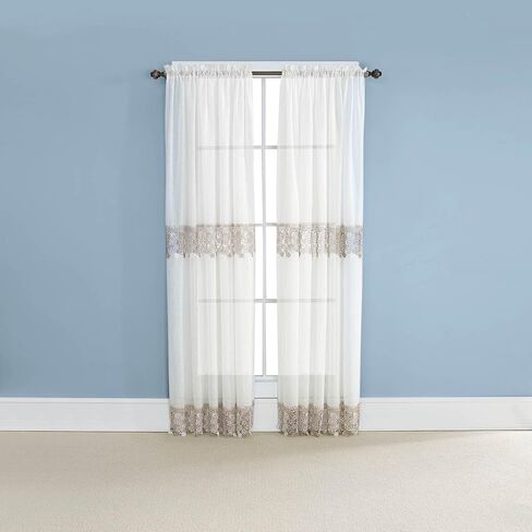RENAISSANCE HOME FASHION Lillian MACRAMÉ Bands، 55 بوصة × 63 بوصة، كتان، 55 بوصة × 63 بوصة | لوحة in Kuwait