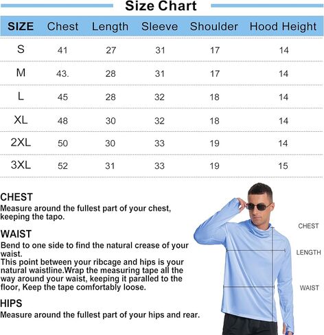 سترة بقلنسوة للرجال للحماية من الشمس بعامل حماية من أشعة الشمس 50+ وأكمام طويلة وقناع قميص للحماية من الطفح الجلدي من الأشعة فوق البنفسجية بعامل حماية من الشمس (SPF) للتنزه سيرًا على الأقدام وصيد الأسماك في الهواء الطلق وخفيفة الوزن in Kuwait