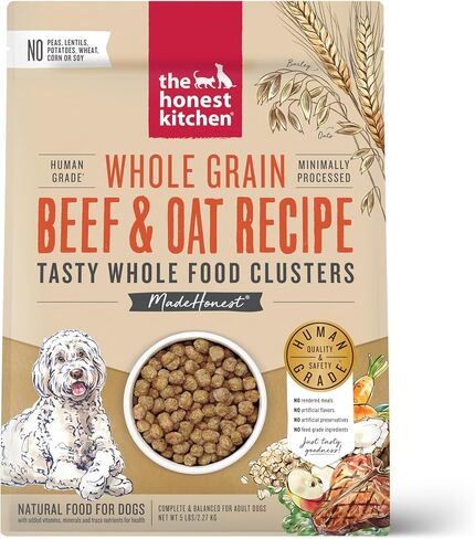 The Honest Kitchen Whole Food Clusters Whole Grain Beef & Oat Dry Dog Food, 1 lb Bag in Kuwait
