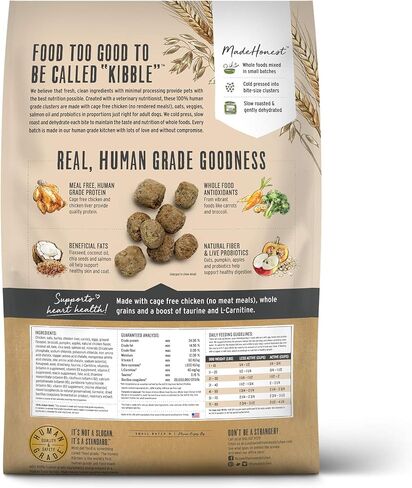 The Honest Kitchen Whole Food Clusters Whole Grain Beef & Oat Dry Dog Food, 1 lb Bag in Kuwait