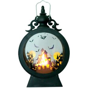 Vintage Decor Halloween Lantern LED Lanterns Outdoor Candle Bedside Lamps Halloween LED Lantern Light Halloween Decorative Lantern Halloween Decorations Mini Lanterns