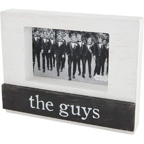 Mud Pie 4 x 6 Wedding Block Frame, The Guys
