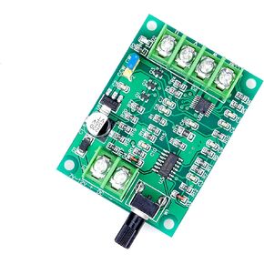DC Brushless Motor Controller, DC 7-12V Brushless DC Motor Speed Regulator Control Module High Power BLDC Speed Motor Controller Driver Board with Potentiometer Knob