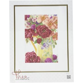 Thea Gouverneur - Counted Cross Stitch Kit - Rose Bouquet - Aida - 18 Count - for Adults - 3019A