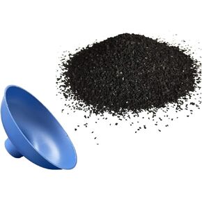 IPW Industries Inc. Compatible Replacement PC600-R Bulk Water Filter Refill Catalytic Carbon Charcoal Replacement Media for PC600 Whole House Drinking Water Filter - Removes Chloramines w/Funnel