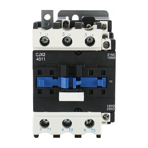Baomain AC Contactor CJX2-4011 220V 50/60HZ 40Amp 3 Phase 3-Pole NO NC