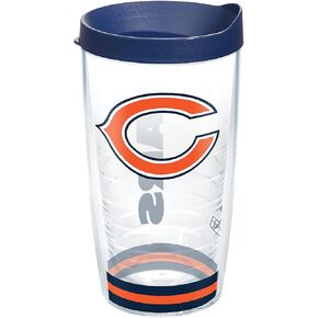 Tervis Traveler NFL Chicago Bears - Arctic Triple Insulated Insulated Tumbler Travel Cup Keeps Drinks Cold & Hot, 20oz, Stainless Steel
