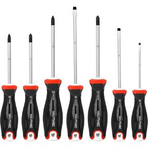 HAUTMEC 6Pcs Small Screwdriver Set 1000V Insulated Screwdriver Set Precision Screwdriver Set, Mini Screwdriver Set with Slotted and Phillips Magnetic Tip