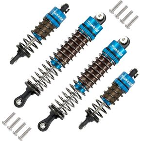 TOOMOD 1/10 70MM 95MM RC Oil filled Shock Absorbers kit for Tamiya TT-02B DT-02 DT-03 1/10 Buggy Car Upgrades Parts (Blue)