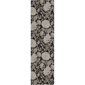 Addison Rugs Chantille ACN677 Black 2'3" x 7'6" Indoor Outdoor Hallway Runner Rug, Easy clean, Machine Washable, Non Shedding, Kitchen Area Carpet for Bathroom, Patio, Laundry and Bedroom Rug