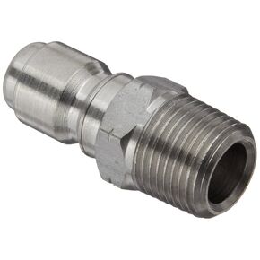 Dixon STMP4SS Stainless Steel 303 Hydraulic Quick-Connect Fitting, Plug, 1/2" Male Coupling, 1/2"-14 Straight Thread