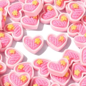 DanLingJewelry 30 pcs Resin Cabochons Imitation Banana Fruit Flatback Cabochons Charms for DIY Craft Scrapbooking Jewelry Making