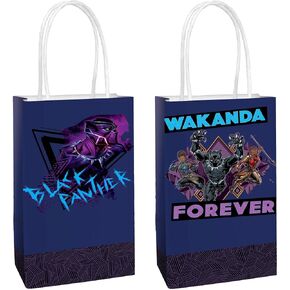 amscan Harry Potter Hogwarts United Paper Party Kraft Bags - 8.25" x 5.25" x 3" | Multi-color | Pack of 8 in Kuwait