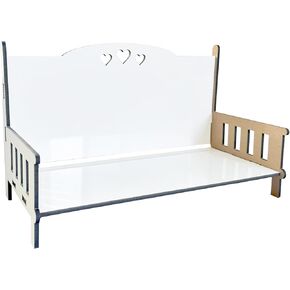 HAN SHENG Wooden Hardboard Sublimation Blanks Memorial Bench Decor Handmade Bench Chair Picture Frame Ornaments for Tabletop Home Decor (13.77''x5.39'')