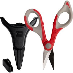 Jonard Tools TK-325 Kevlar Cutting Shears & Molded Pouch with Belt Clip