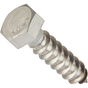 Hillman 832062 3/8 x 1-1/2-Inch Stainless Steel Hex Lag Screws, 25-Pack, 1.5 inches, No Color
