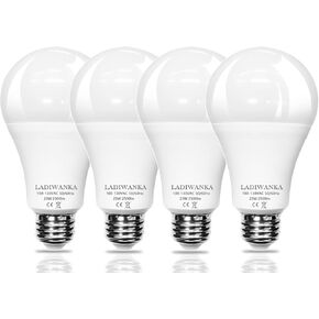 150 Watt Led Bulb, 2500LM Bright Led Light Bulbs, 23W Daylight White 5000K, A21 Led Light Bulb, E26 Standard Base Non-Dimmable,2 Pack