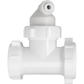Drain Line Adapter (DLA) with 1/4-inch Quick Connect Fitting for Reverse Osmosis filter (ET112-001, 12-25QC, DLA-12)