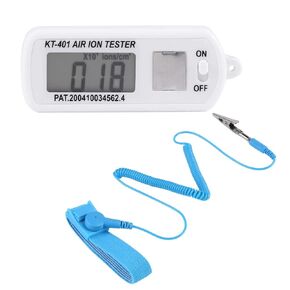 Ion Meter for Negative and Positive,03 ion Meter, 1 PCS Mini Car Air Ion Tester Meter Counter for Negative Gene or with a Wrist Strap