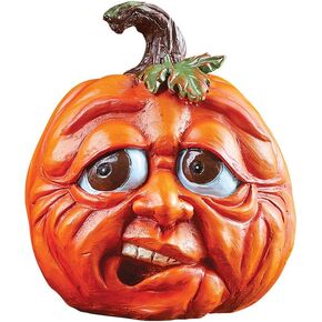 Collections Etc Expressive Pumpkins Fall Table Top Décor, Short