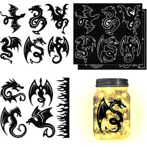 CHGCRAFT 4Pcs Mother's Day Silhouettes Laser Cutouts Decals Mom Mason Jar Cutouts Ornaments Silhouettes Scrapbook Mother's Day Gift Decals for Glass Window Paper DIY Craft