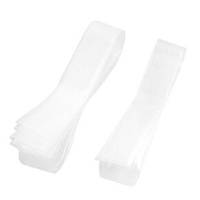 uxcell Flat Width 41mm rate 2:1 Dia 25mm Clear Polyolefin Heat Shrinkable Tube 1M 3.3Ft