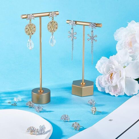 CREATCABIN 12Pcs Sun Stud Earring Findings 18K Gold Plated Brass Earring Posts Ear Stud Earrings with Loop Cubic Zirconia Open Jump Rings Butterfly Ear Nuts for DIY Earring Jewelry Making 14.5x12.5mm in Kuwait
