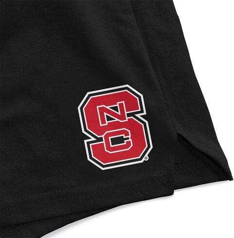 Campus Lab Official Collegiate School Logo Womens Soffe Short, Elastic Fold Over Waist Shorts, Junior Fit in Kuwait