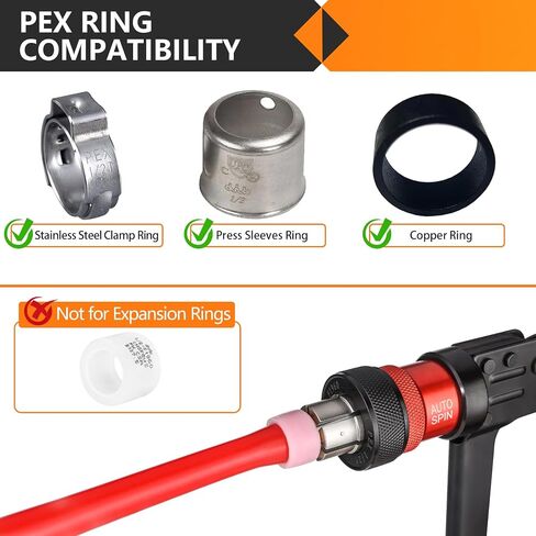 20 حزمة من تركيبات PEX، 1/2 بوصة PEX x 1/2 بوصة ذكر NPT، محول ذكر Pex 1/2 بوصة، تركيب مجعد نحاسي لأنابيب Pex، ASTM F1807 in Saudi Arabia