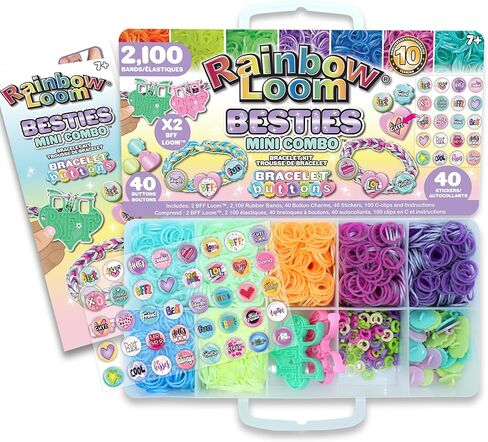 Rainbow Loom BFF Mega Button Set Featuring New BFF Loom in Kuwait