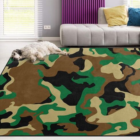 Naanle Ocean Beach Theme Area Rug 5'x7', Sea Waves Polyester Area Rug Mat for Living Dining Dorm Room Bedroom Home Decorative in Saudi Arabia