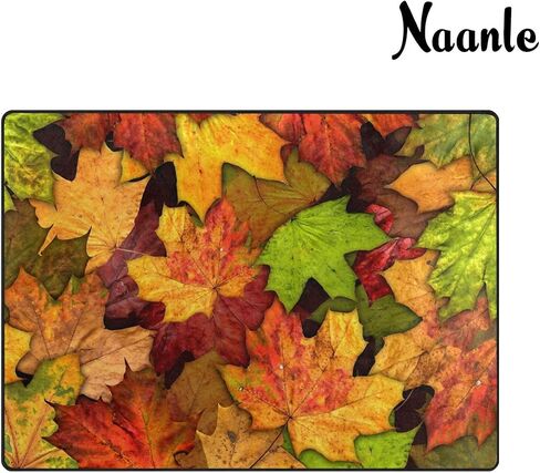 Naanle Ocean Beach Theme Area Rug 5'x7', Sea Waves Polyester Area Rug Mat for Living Dining Dorm Room Bedroom Home Decorative in Saudi Arabia