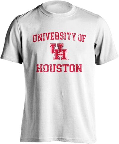 Houston Cougars Distressed Retro Logo T-Shirt in Saudi Arabia