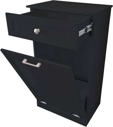 Northwood Calliger Tilt Out Trash Bin Cabinet or Laundry Hamper Solid Workmanship and New 2022 Design Cuts Assembly Time in Half! Hide Ugly Trash, add Countertop Space, Keep Pets Out! in Saudi Arabia