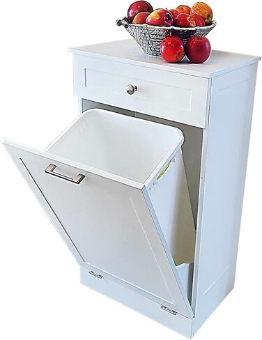 Northwood Calliger Tilt Out Trash Bin Cabinet or Laundry Hamper Solid Workmanship and New 2022 Design Cuts Assembly Time in Half! Hide Ugly Trash, add Countertop Space, Keep Pets Out! in Saudi Arabia