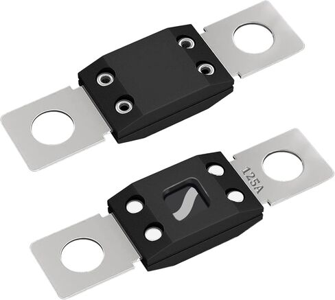 Tnisesm 2 قطعة MEGA/AMG صمام كهربائي عالي التيار 125 أمبير للسيارات والشاحنات ومركبات البناء والحافلات والقوافل in Kuwait