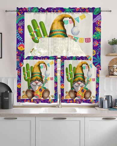 African Women Swag Valance Kitchen Curtains, Rod Pocket Valance Curtain Panels for Bedroom Living Room Bathroom Cafe Windows, Retro Native American Indian Ethnic Bohemian 56''x36'' in Saudi Arabia