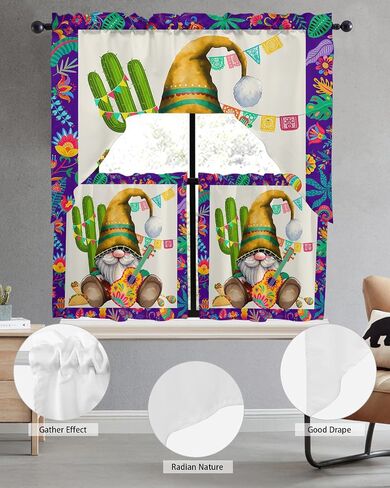 African Women Swag Valance Kitchen Curtains, Rod Pocket Valance Curtain Panels for Bedroom Living Room Bathroom Cafe Windows, Retro Native American Indian Ethnic Bohemian 56''x36'' in Saudi Arabia