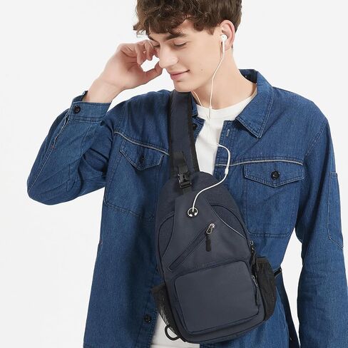 Javolto Crossbody Sling Bag,Small Backpack Men,Hands-Free Shoulder Daypack in Kuwait