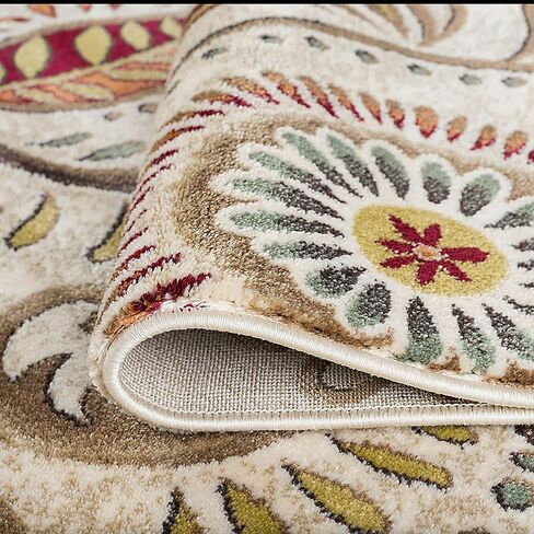 Ivory Modern 2x8 Hallway Runner Rug - Kitchen Rug - Area Rug for Indoor Entry Entryway Walkway - Contemporary Carpet in Saudi Arabia