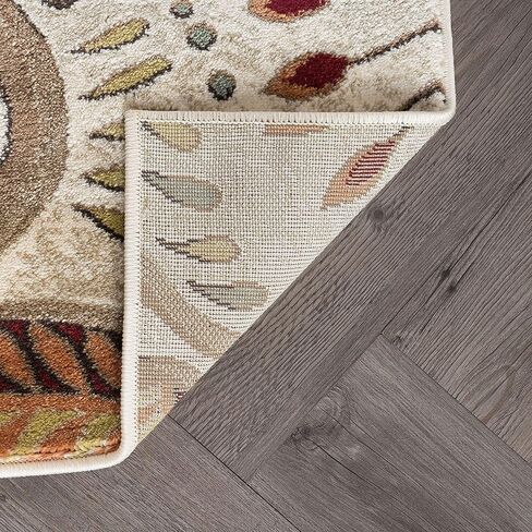 Ivory Modern 2x8 Hallway Runner Rug - Kitchen Rug - Area Rug for Indoor Entry Entryway Walkway - Contemporary Carpet in Saudi Arabia