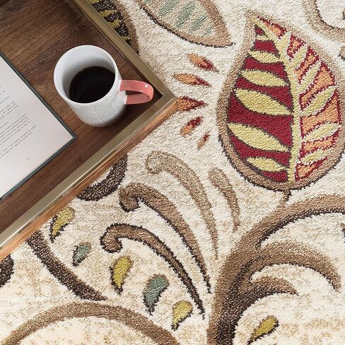 Ivory Modern 2x8 Hallway Runner Rug - Kitchen Rug - Area Rug for Indoor Entry Entryway Walkway - Contemporary Carpet in Saudi Arabia