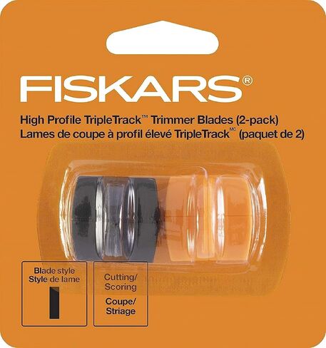 Fiskars 157400-1001 Titanium TripleTrack High Profile Cutting Replacement Blades , Orange in Saudi Arabia
