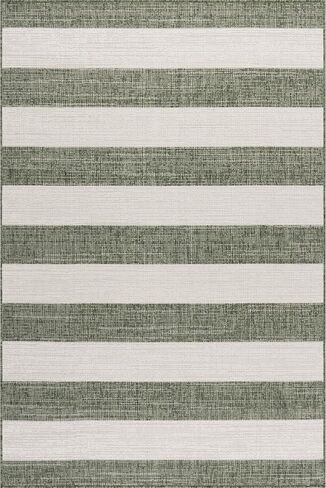nuLOOM 5' x 8' Upgraded Performance Outdoor Area Rug, Stain Resistant, Durable, Modern, Patio, Balcony, Living Room, Dining Room, Briseis Light Grey in Saudi Arabia