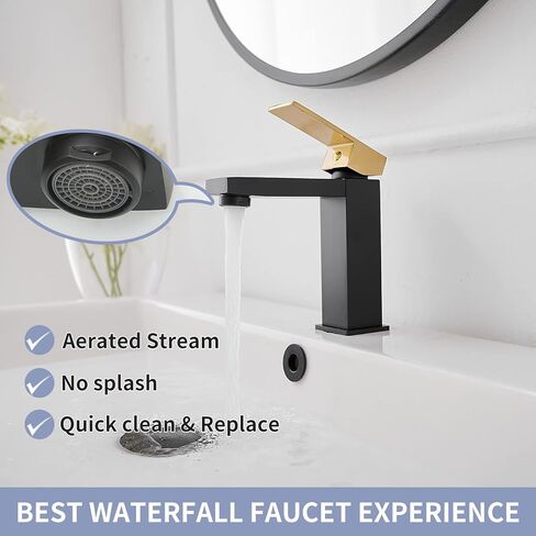 بالوعة الحمام صنبور الكروم ثقب واحد مقبض واحد شلال صنبور مرحاض الحمام التجاري الغرور وعاء الحنفيات طويل القامة خط إمدادات الجسم خالية من الرصاص in Kuwait