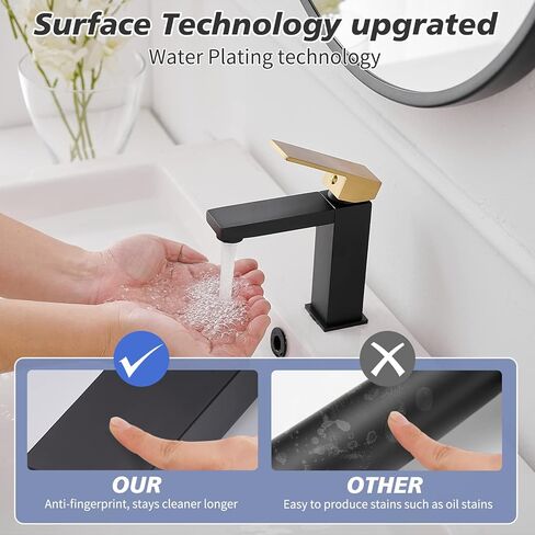 بالوعة الحمام صنبور الكروم ثقب واحد مقبض واحد شلال صنبور مرحاض الحمام التجاري الغرور وعاء الحنفيات طويل القامة خط إمدادات الجسم خالية من الرصاص in Kuwait