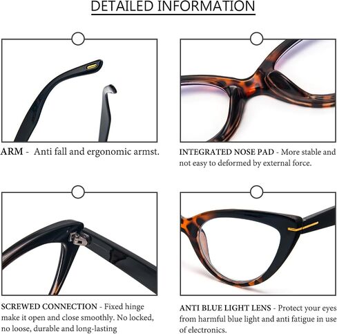 MMOWW Cat Eye Reading Glasses Fashion Cute Reader for Women in Saudi Arabia