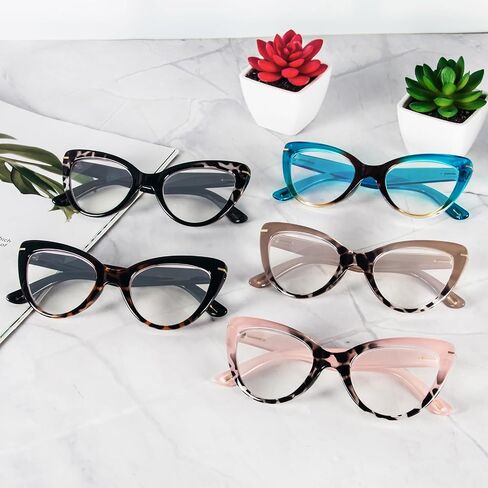 MMOWW Cat Eye Reading Glasses Fashion Cute Reader for Women in Saudi Arabia