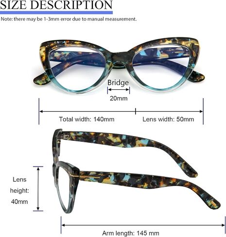MMOWW Cat Eye Reading Glasses Fashion Cute Reader for Women in Saudi Arabia
