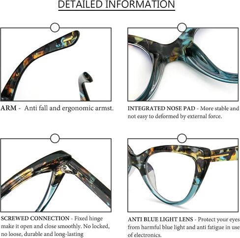 MMOWW Cat Eye Reading Glasses Fashion Cute Reader for Women in Saudi Arabia